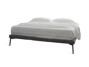 SOMMIER EBRIDI MID-CENTURY - Fabric double bed with removable cover _ Casamania & Horm